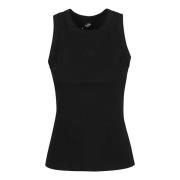 Geribbelde Tanktop The North Face , Black , Dames