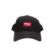 Polyester Cap Stijlvol Ontwerp Fila , Black , Dames