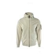 Zachte Shell Jas Wit Stone Island , White , Heren