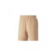 Katoenen Downtown Shorts Puma , Beige , Heren