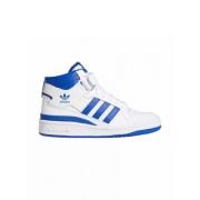 Leren hoge sneakers met klittenbandsluiting Adidas Originals , White ,...