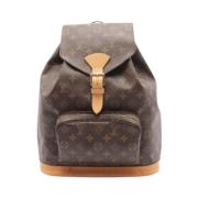 Pre-owned Canvas backpacks Louis Vuitton Vintage , Brown , Dames