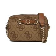 Izzy Camera Crossbody Tas Guess , Brown , Dames