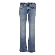 Stijlvolle Denim Jeans met 5 Zakken Diesel , Blue , Dames