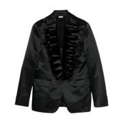 Dynamische Ruffle Blazer Comme des Garçons , Black , Heren