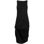 Zwarte Mouwloze Asymmetrische Jurk Jacquemus , Black , Dames