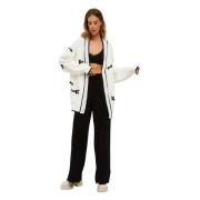 Oversized Jogger Set Vest en Broek - Wit Cesare Gaspari , White , Dame...