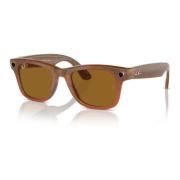 Wayfarer Zonnebril Ray-Ban , Brown , Unisex