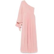 Bubblegum Roze One-Shoulder Jurk Solace London , Pink , Dames