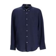 Blauwe Casual Overhemden voor Mannen Hugo Boss , Blue , Heren