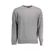 Stijlvol Grijs Katoenen Sweatshirt Napapijri , Gray , Heren