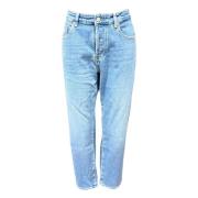 Hoge Taille Jeans met knoopsluiting Adriano Goldschmied , Blue , Dames