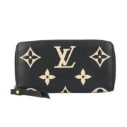 Pre-owned Canvas wallets Louis Vuitton Vintage , Black , Dames