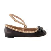 Rockstud Ballerinas Valentino Garavani , Black , Dames