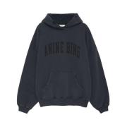 Harvey Sweatshirt Anine Bing , Black , Dames