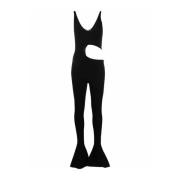 Asymmetrische Cut Out Jumpsuit Stella McCartney , Black , Dames