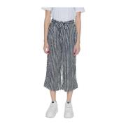 Geometrisch Patroon Culottes Relaxte Pasvorm Only , Black , Dames