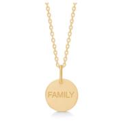 Familie Hanger Ketting in 14K Verguld Sterling Zilver Frk. Lisberg , Y...