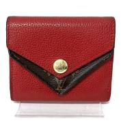 Pre-owned Canvas wallets Louis Vuitton Vintage , Red , Dames