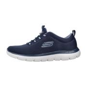 Moderne Stijlvolle Sneakers Skechers , Blue , Heren