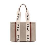 Stijlvolle Woody Tas voor jou Chloé , Beige , Dames