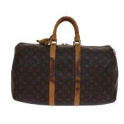 Pre-owned Canvas louis-vuitton-bags Louis Vuitton Vintage , Brown , Da...