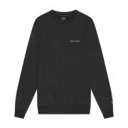 Geborduurde crewneck-sweatshirt met tussenlaag Lyle & Scott , Gray , H...