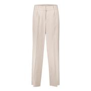 Broek met wijde pijpen Betty & Co , Beige , Dames