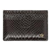 Python Cardholder Heren Accessoires Portemonnees Tom Ford , Black , He...