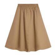 Midi Rok met Sterdetail Golden Goose , Beige , Dames