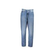 Mom Jeans Light Wash Calvin Klein , Blue , Dames