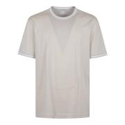 Bruine T-shirt & Polo voor Mannen Eleventy , Beige , Heren