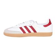 Witte Samba OG Sneakers Mannen Adidas Originals , White , Heren