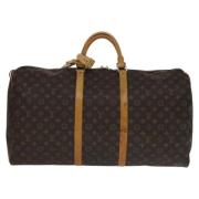 Pre-owned Canvas travel-bags Louis Vuitton Vintage , Brown , Dames