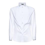 Klassieke Witte Franse Manchet Overhemd Giorgio Armani , White , Heren