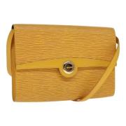 Pre-owned Leather louis-vuitton-bags Louis Vuitton Vintage , Yellow , ...