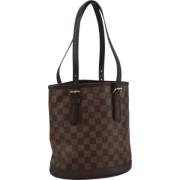 Pre-owned Canvas louis-vuitton-bags Louis Vuitton Vintage , Brown , Da...