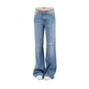 Stijlvolle Jeans voor Mannen en Vrouwen Dondup , Blue , Dames