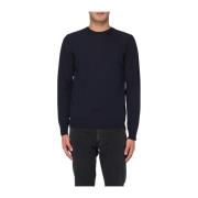 Blauwe Sweaters voor Mannen Emporio Armani , Blue , Heren