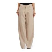 Denim Bethany Twill Hazelnoot Broek Haikure , Brown , Dames