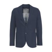 Blauwe Easy Jacket Blazer Circolo 1901 , Blue , Heren