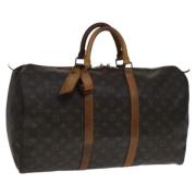 Pre-owned Canvas travel-bags Louis Vuitton Vintage , Brown , Dames