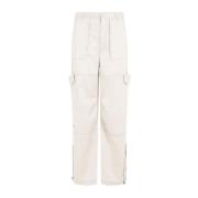 Beige Cargo Broek Stijlvol Functioneel Acne Studios , Beige , Heren