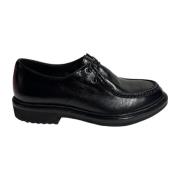 Zwarte leren ingenieursstijl veterschoenen Marechiaro 1962 , Black , H...