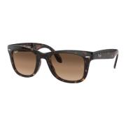 Opvouwbare Wayfarer zonnebril in Havana/Groen Ray-Ban , Brown , Unisex