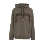 Bruine hoodie met kangoeroezak Lanvin , Brown , Heren