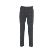 Blauwe Chino Glencheck Broek Circolo 1901 , Blue , Heren