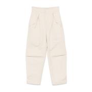 Beige Broek met Zakken IRO , Beige , Dames