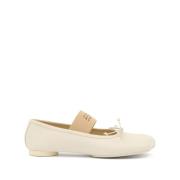 Beige Ballerina Flats voor Vrouwen MM6 Maison Margiela , Beige , Dames