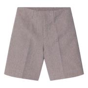 Korte Bermuda Shorts voor Mannen Fendi , Beige , Heren